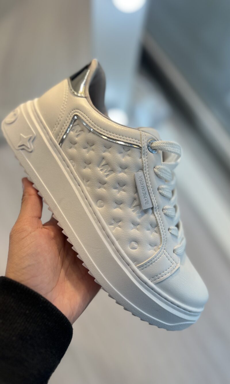 tênis casual branco via marte 055 006 01