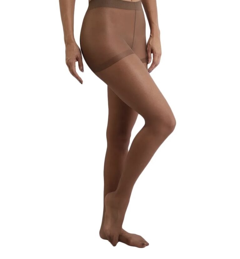 meia calça fio 15 marrom