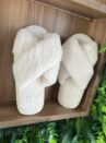 pantufa x 2 tiras branco