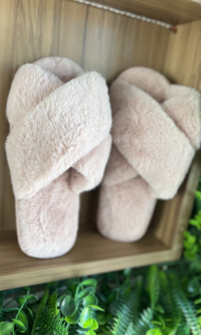 pantufa x 2 tiras rosé