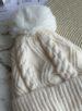 touca pompom creme liso