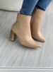 bota bico fino bege ramarim 23 58123