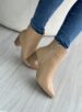 bota bico fino bege ramarim 23 58123