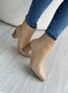 bota bico fino bege ramarim 23 58123