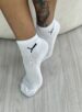 meia cano médio kit 3 pares branco puma