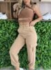 calça jogger alfaiataria bia bege