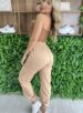 calça jogger alfaiataria bia bege