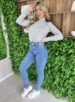 calça jeans cinta modeladora cloe