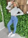 calça jeans cinta modeladora cloe