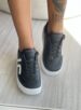 tênis snk preto com branco ramarim 24 91103