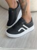 tênis snk preto com branco ramarim 24 91103