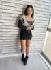 jaqueta bomber colegial emmeline cinza