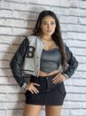 jaqueta bomber colegial emmeline cinza