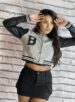 jaqueta bomber colegial emmeline cinza