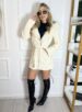 parka couro fake/courino elisabeth preto