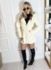 parka couro fake/courino elisabeth preto