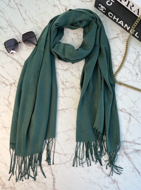 lenço liso verde