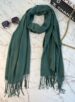 lenço liso verde