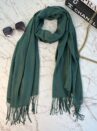 lenço liso verde