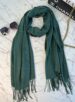 lenço liso verde