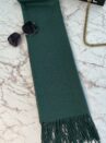 lenço liso verde