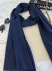 lenço liso azul marinho