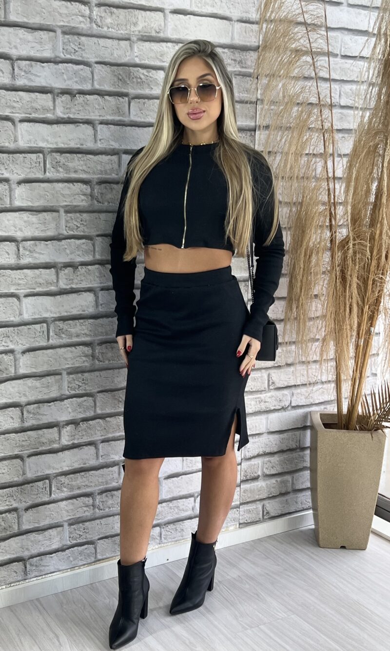 conjunto manga longa rosalie preto conjunto manga longa rosalie preto