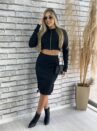 conjunto manga longa rosalie preto