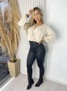 calça cirré com cinto dandara