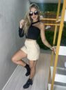 short alfaiataria zara beth bege