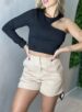 short alfaiataria zara beth bege