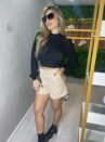 short alfaiataria zara beth bege