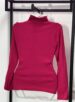 blusa térmica canelada com gola