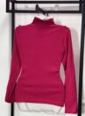blusa térmica canelada com gola