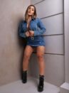 jaqueta jeans gabi lavagem escuro