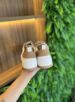 tênis casual branco/marrom via marte 061 007 05