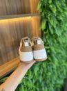 tênis casual branco/marrom via marte 061 007 05