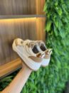 tênis casual branco/marrom via marte 061 007 05