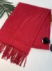 lenço liso vermelho