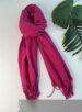 lenço flanelado liso rosa pink