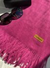lenço flanelado liso rosa pink
