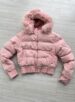 jaqueta puffer reversível laura caramelo