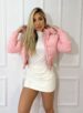 jaqueta puffer reversível laura rosa