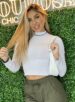 cropped canelado manga longa tuane branco