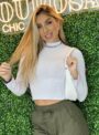 cropped canelado manga longa tuane branco