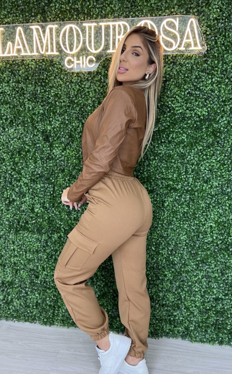 jaqueta courino marrom melu jaqueta courino marrom melu