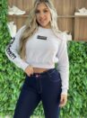 cropped moletom luxxo branco