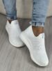 tênis knit branco via marte 23 19001 01
