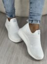 tênis knit branco via marte 23 19001 01