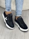 tênis casual glitter preto via marte 053 008 02